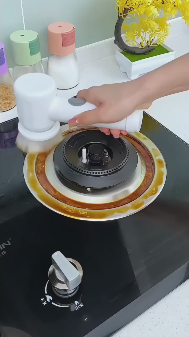 Rechargeable Electric Spin Scrubber Brush – Powerful Cordless Cleaning Tool