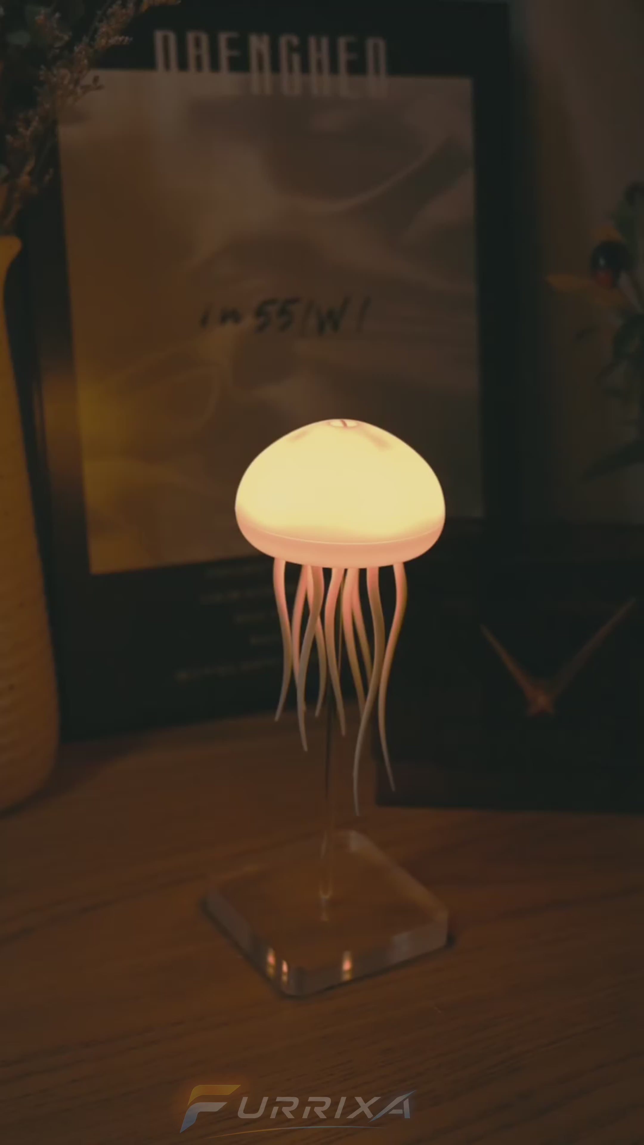 RGB Jellyfish Mood Lamp – Color Changing LED Night Light
Description:
