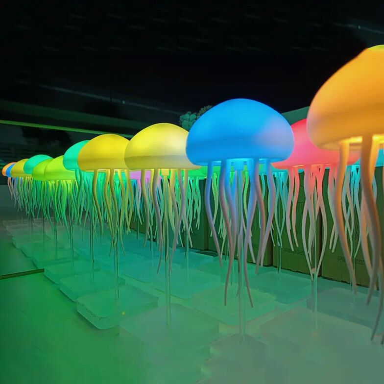 RGB Jellyfish Mood Lamp – Color Changing LED Night Light
Description: